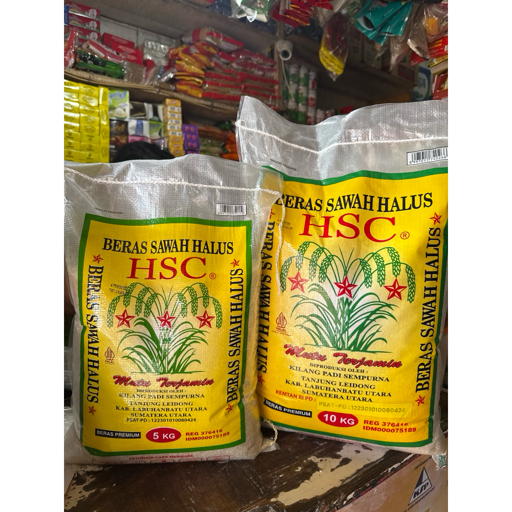 

Beras HSC Sawah Halus 5kg, 10 kg