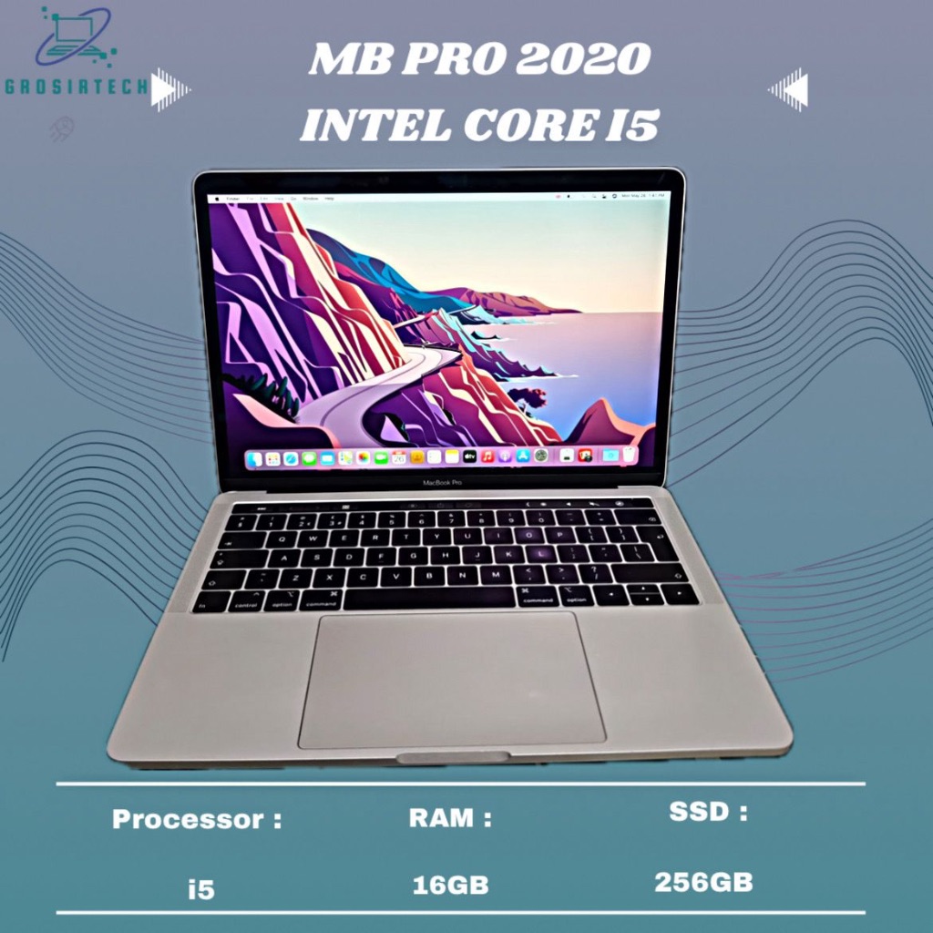 MacBook Pro 2020 13 Inch Intel Core i5 RAM16 GB SSD 256 GB