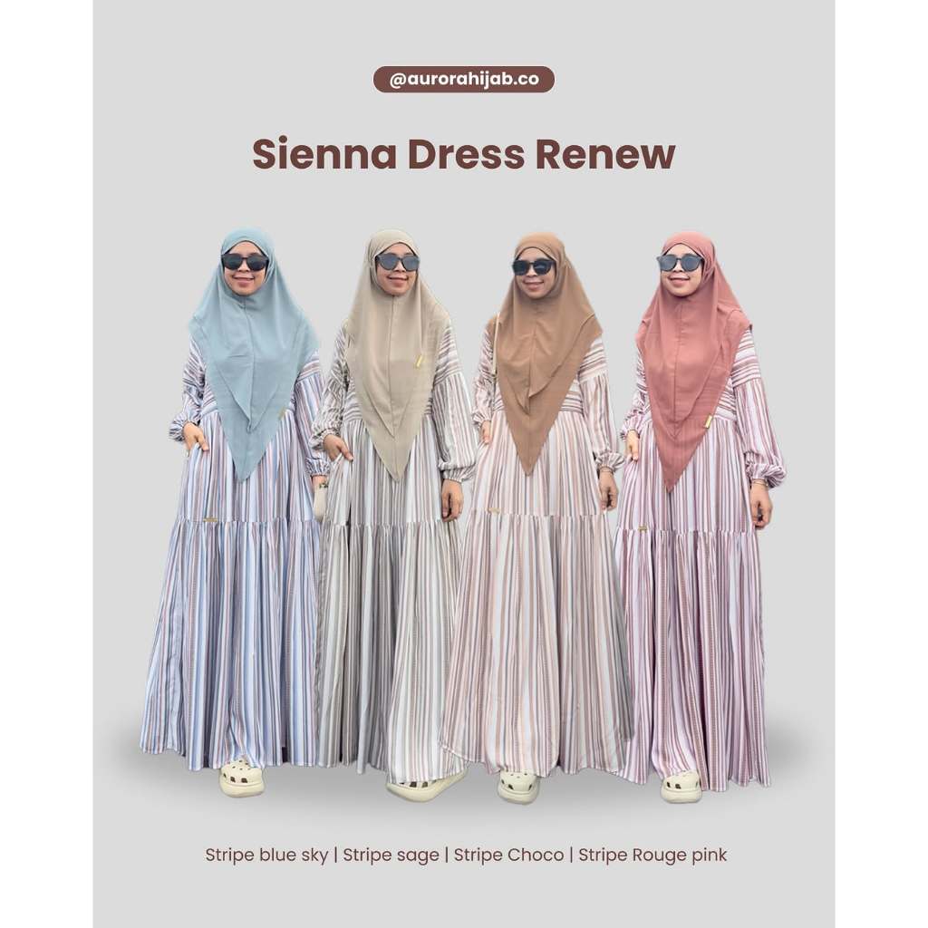SIENNA RENEW By AURORAHIJAB // SIENNA DRESS // DRESS GARIS