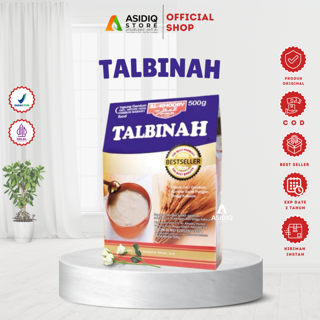 

Tabinah Al - Khodry I Talbinah Tepung Gandum El Medinah isi 500 gram