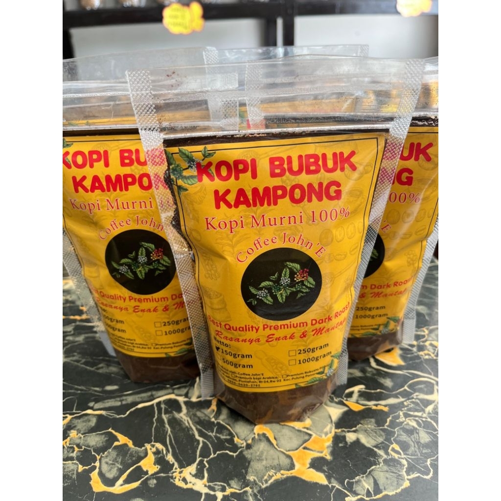 

Kopi bubuk kampung murni 150 gr