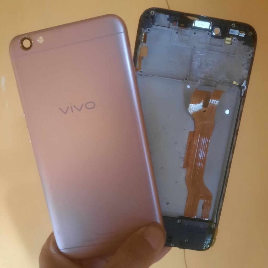 BACKDOR CASING FRAME TULANG TENGAH TATAKAN LCD VIVO V5 COPOTAN