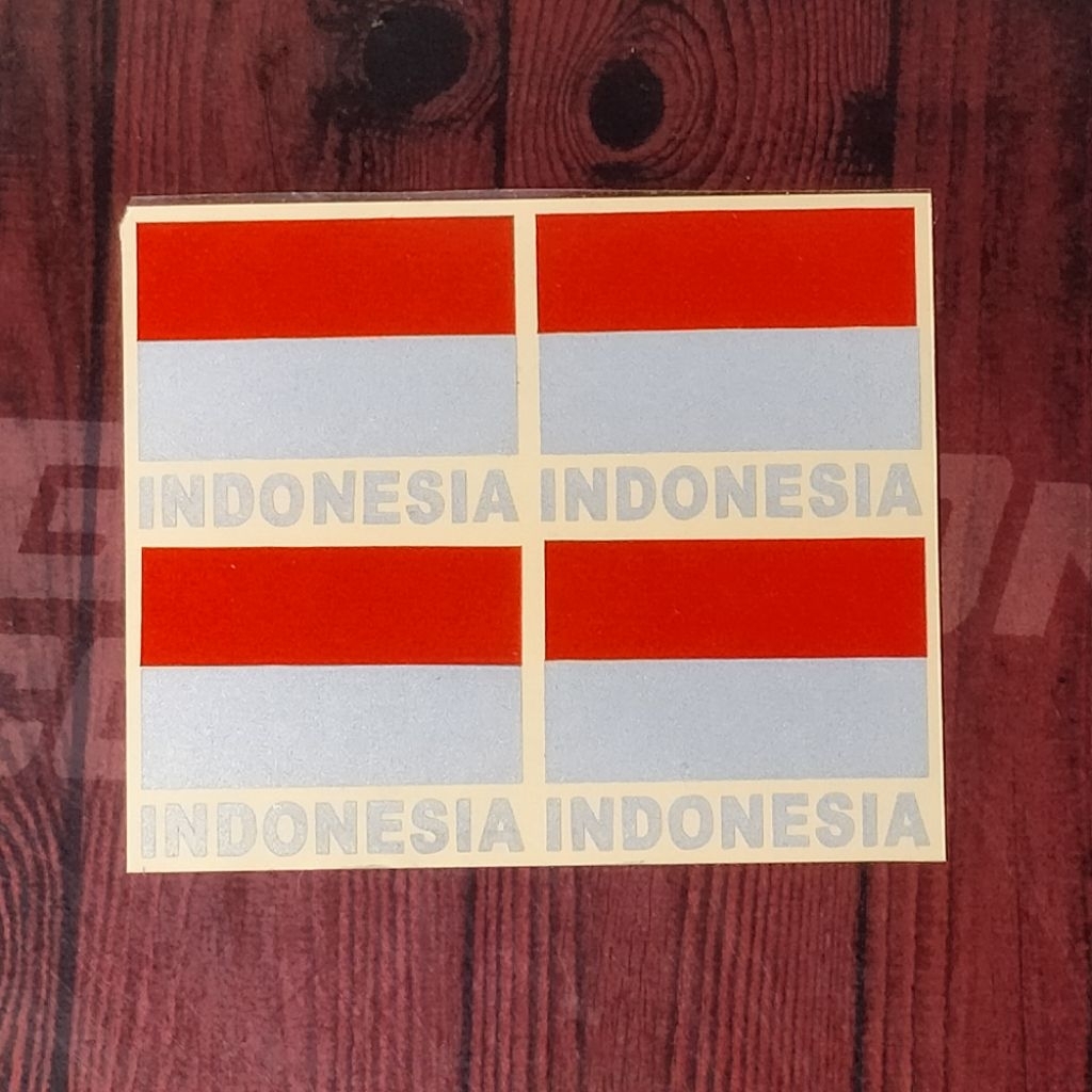 

Sticker Bendera Indonesia isi 4