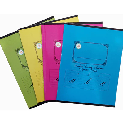 

Buku Tulis Halus Garis 5 Merk AA Isi 38 Lbr