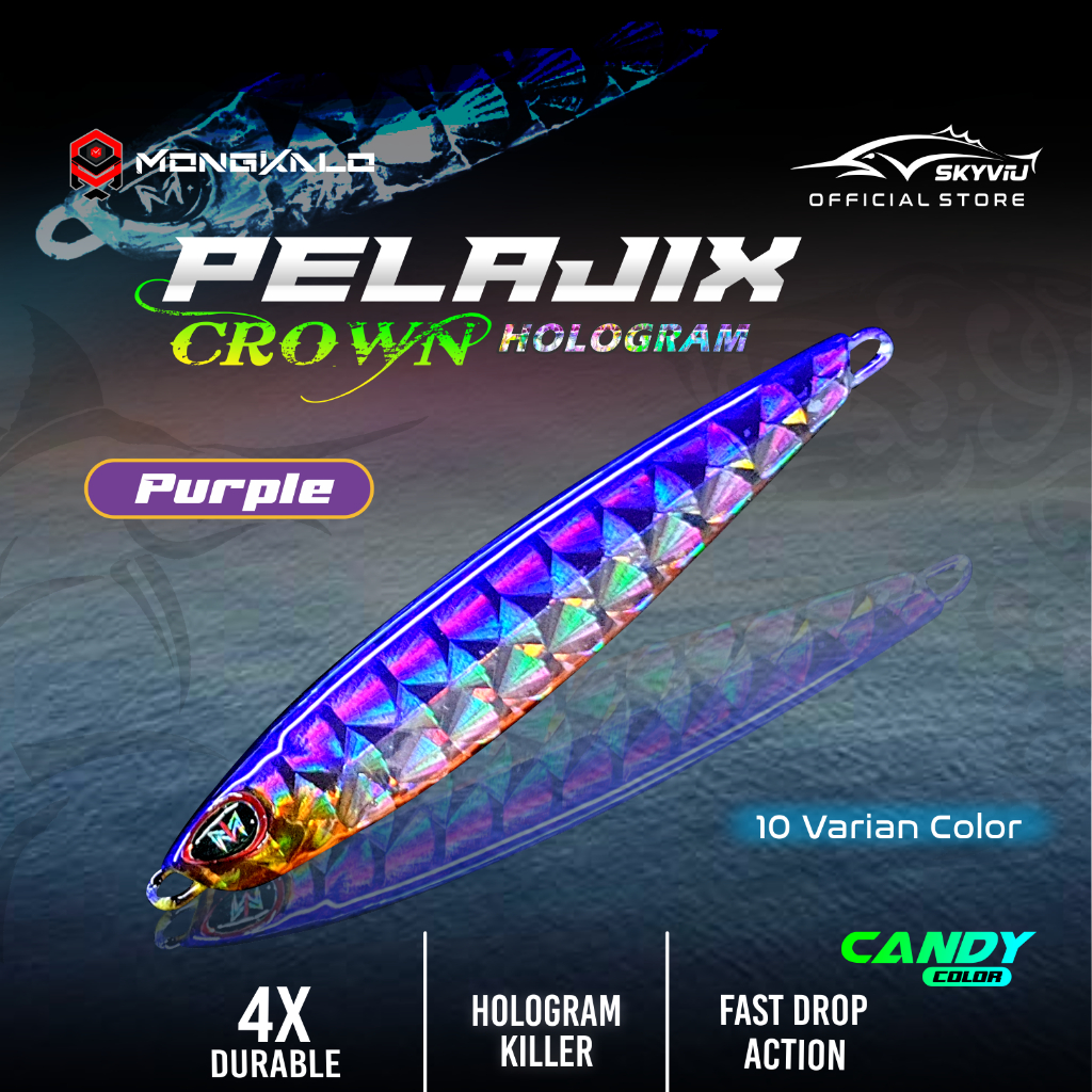 Mongkalo Pelajix Kipas noGID noMotif Candy 30 Ungu