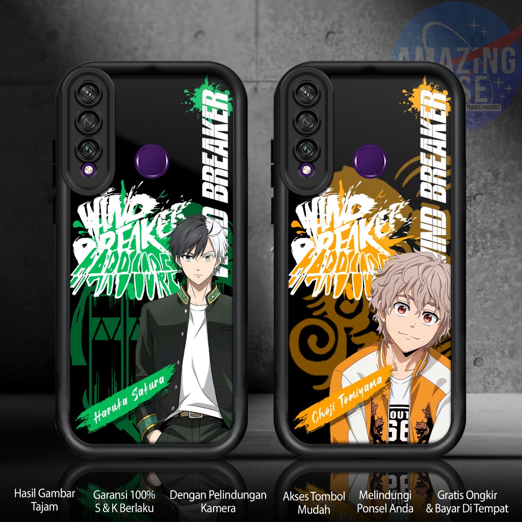 Case Premium Compatible For HUAWEI Y6P 2020  Motif WNBRK Casing Softcase Glossy Anti Jamur