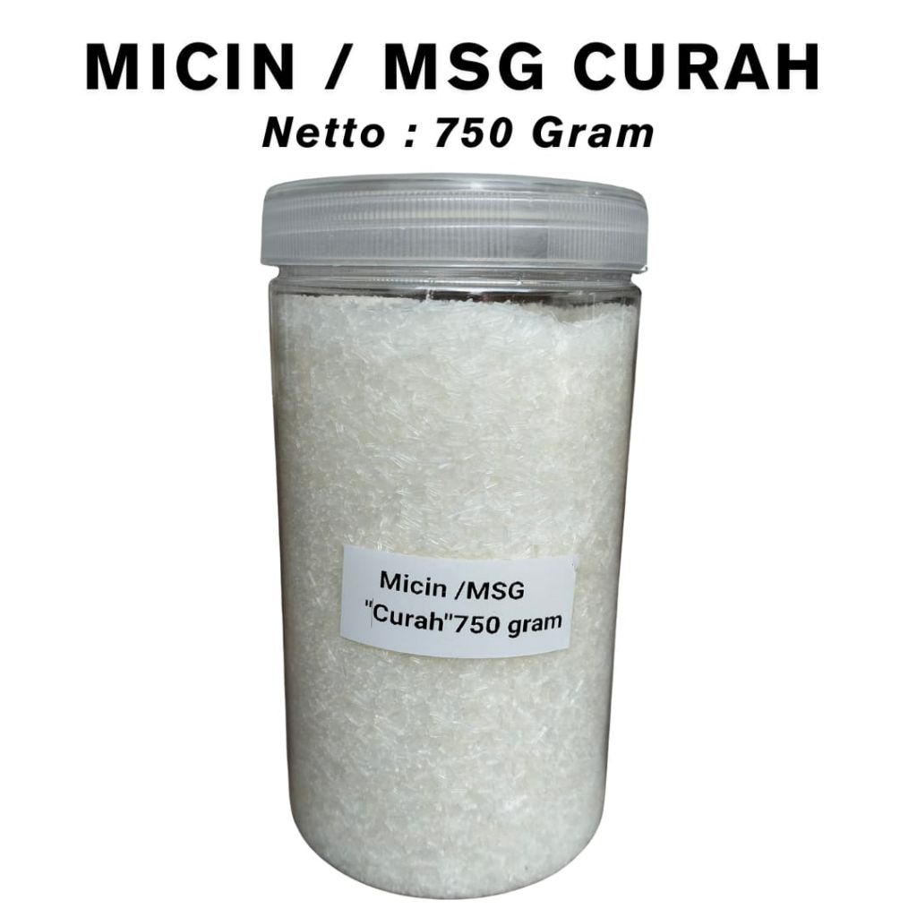 

MICIN 750 Gram / MSG Penyedap Rasa Sasa curah Kemasan toples