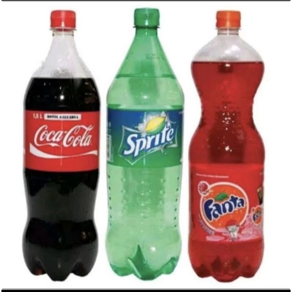 

Minuman Fanta, Sprite, Coca Cola, Frestea 1 liter