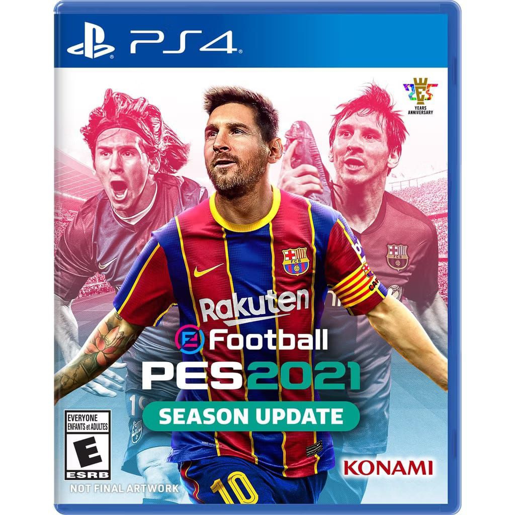 Efotball PES 2021 Update Season Pes 21 PS4 & PS5 Game Digital Download