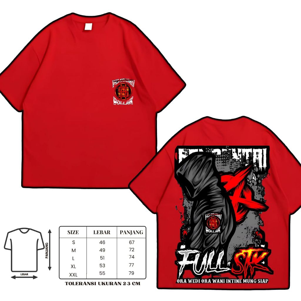 KAOS PERGIRIAN PEMBURU DOLAR // FULL SETIA HATI WINONGO // KAOS STREET FIGHTER LOKAL//KAOS STK WARNA