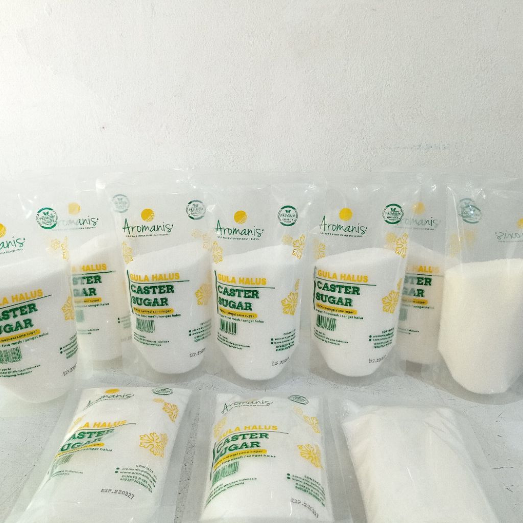 Aromanis gula caster 250 gram | gula halus castor | gula castor | caster sugar