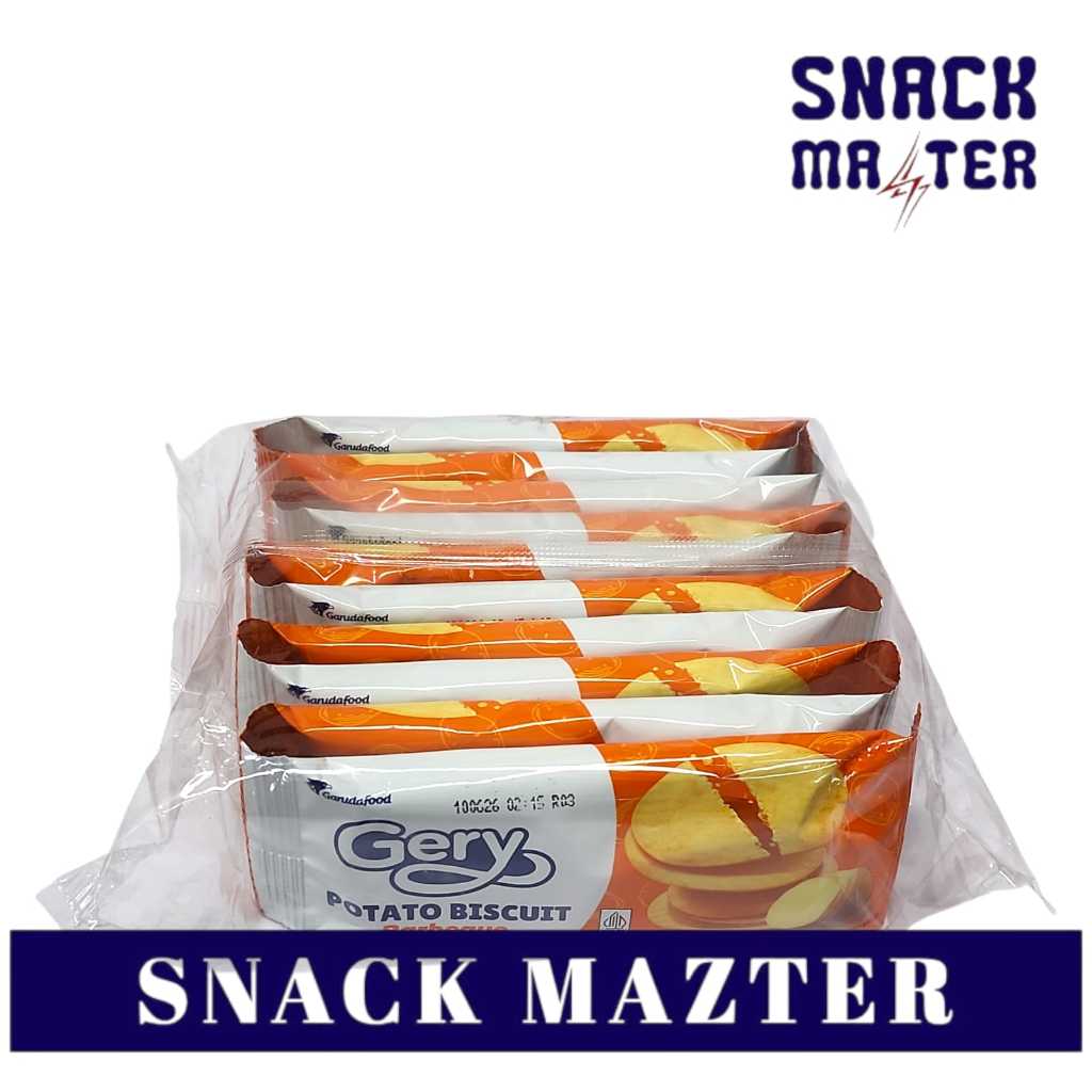 

Gery Potato Biscuit Renceng - Netto 17gr x 10 bks