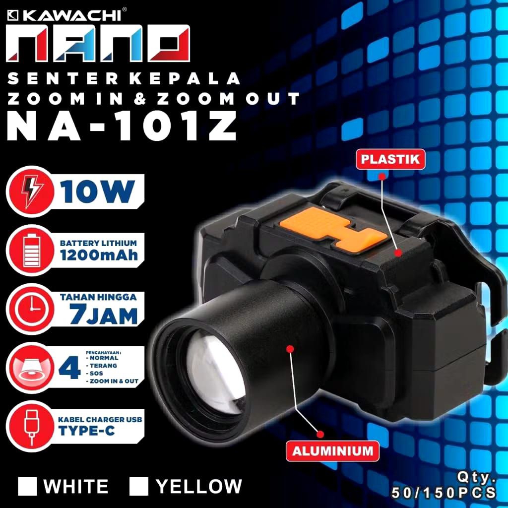 Kawachi Ly NA 101 Z Senter Kepala Kawachi 10 watt