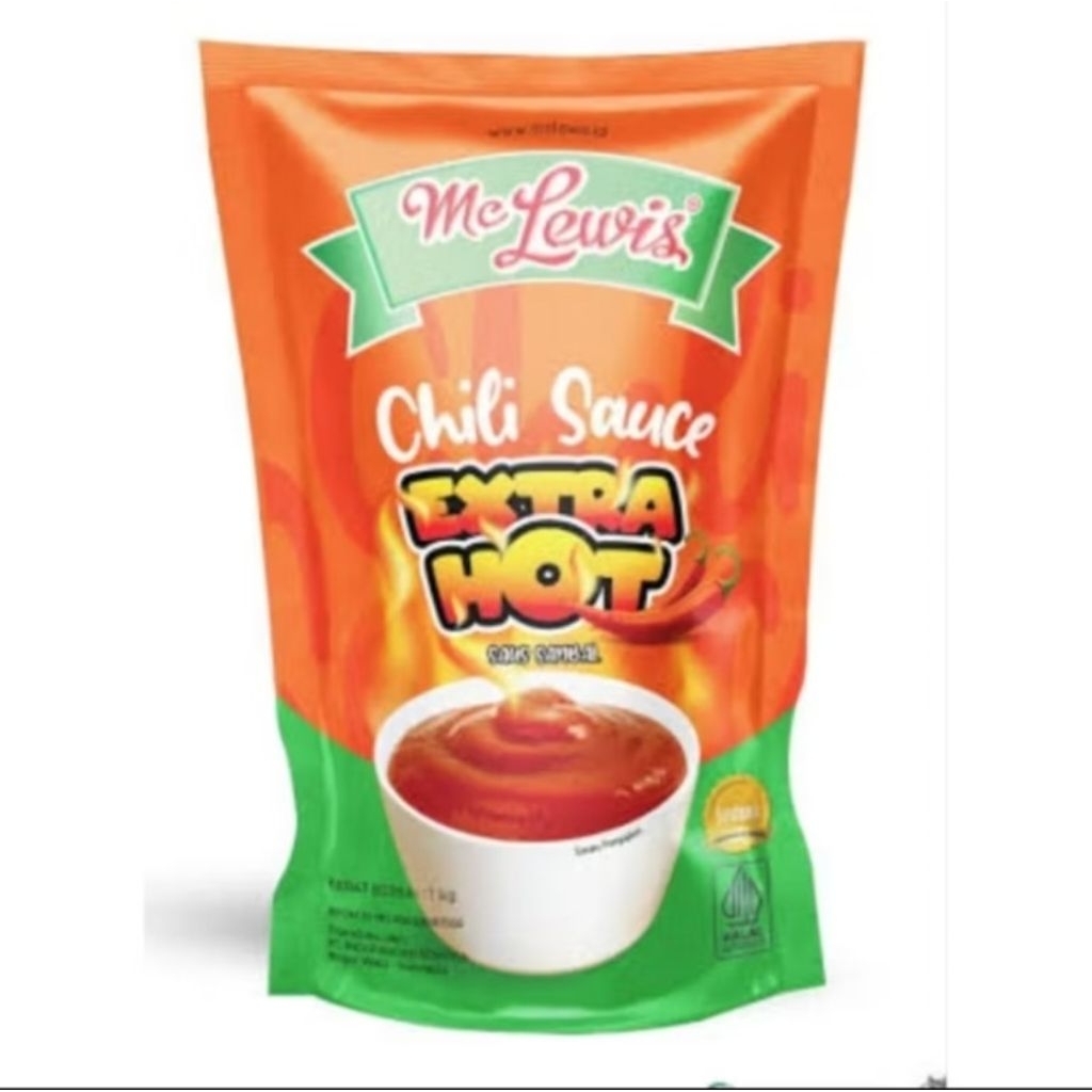 

MC Lewis/McLewis Chili Sauce Extra Hot | Saus Sambal 1 kg