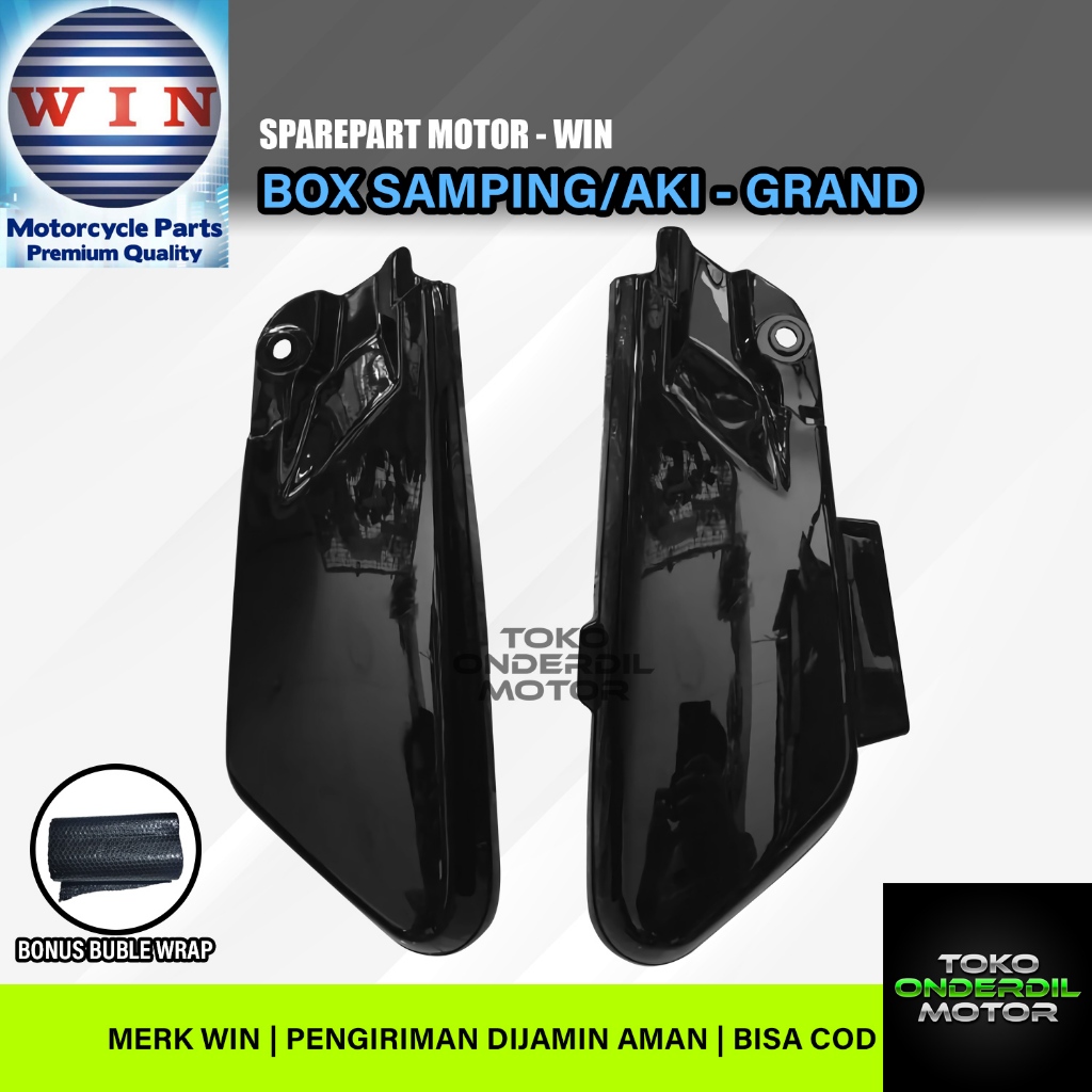 BOX AKI BOX ACCU ASTREA GRAND BOX SAMPING HONDA ASTREA GRAND MERK WIN