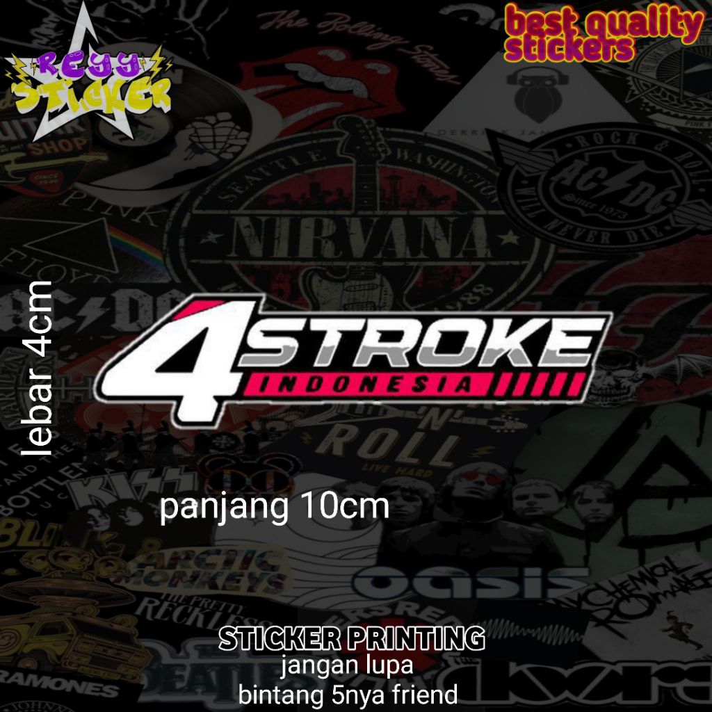 

STICKER PRINTING ANTI AIR 4STROKE INDONESIA