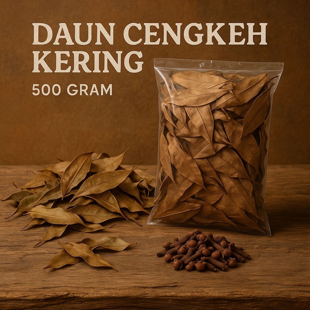 

Daun Cengkeh Kering Asli 1 KiloGram | Rempah Herbal Alami | Bumbu Dapur | Daun Cengkeh Kering Berkualitas