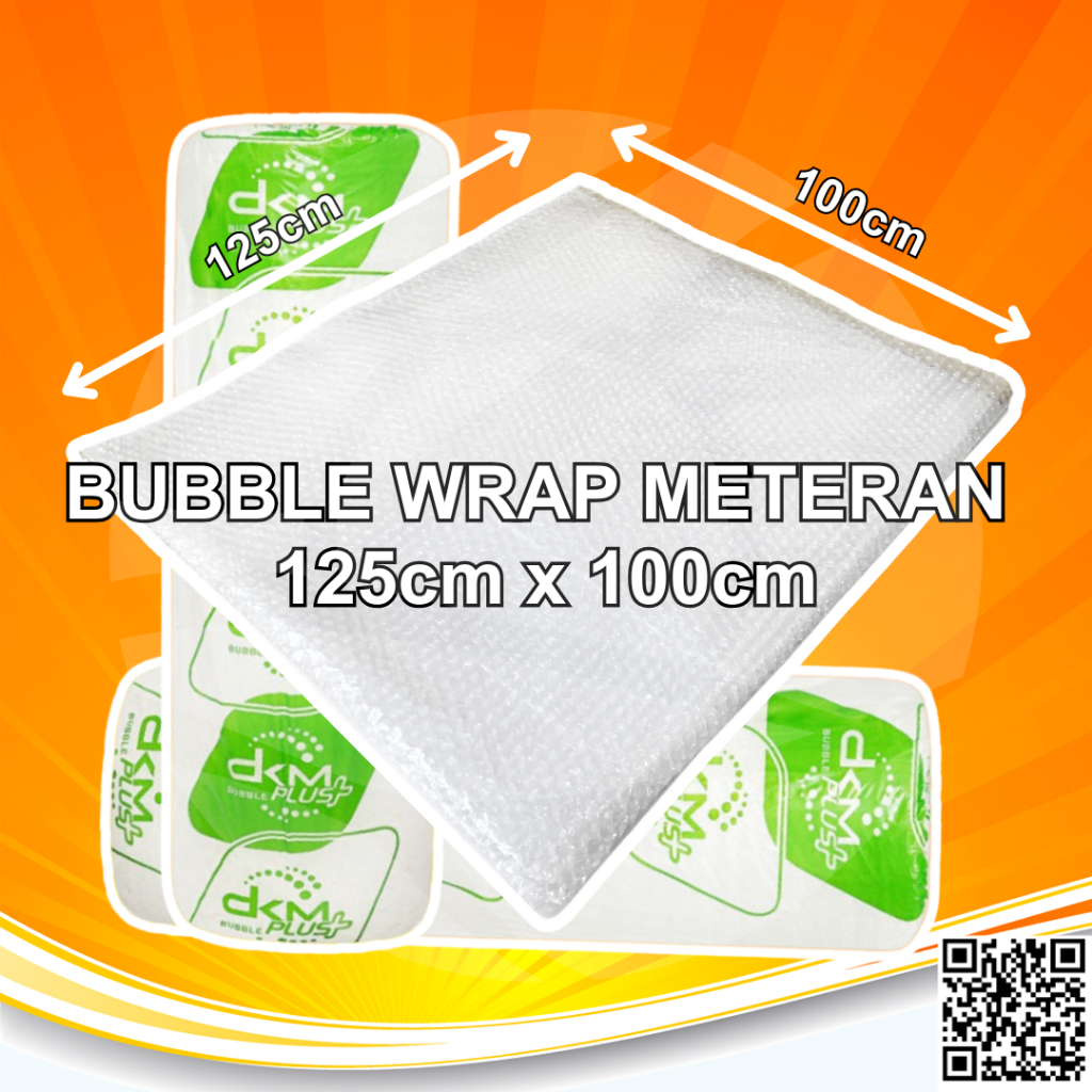 

Bubble Wrap Plastik Pelindung Paket Kemasan Putih Bening lebar 125 cm Harga Per Meter