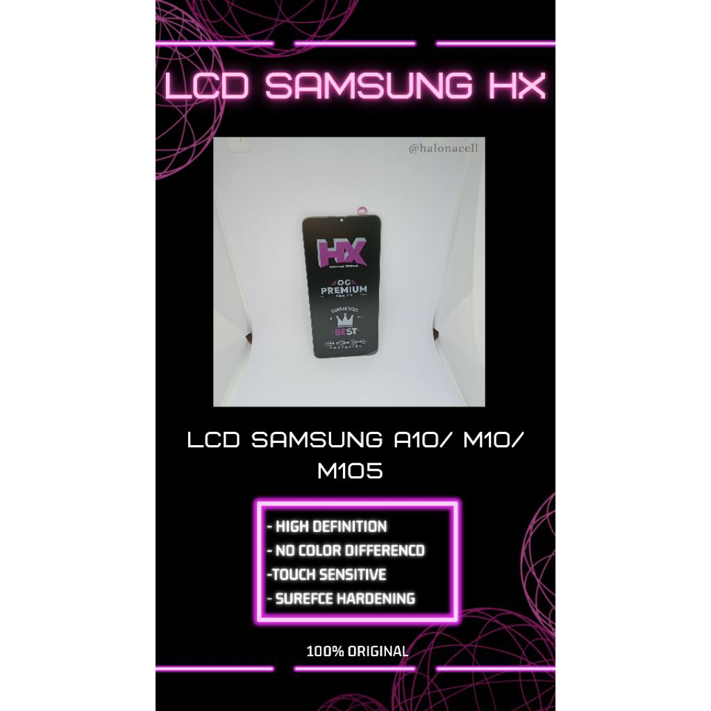 LCD SAMSUNG A10/M10/M10S HX LF