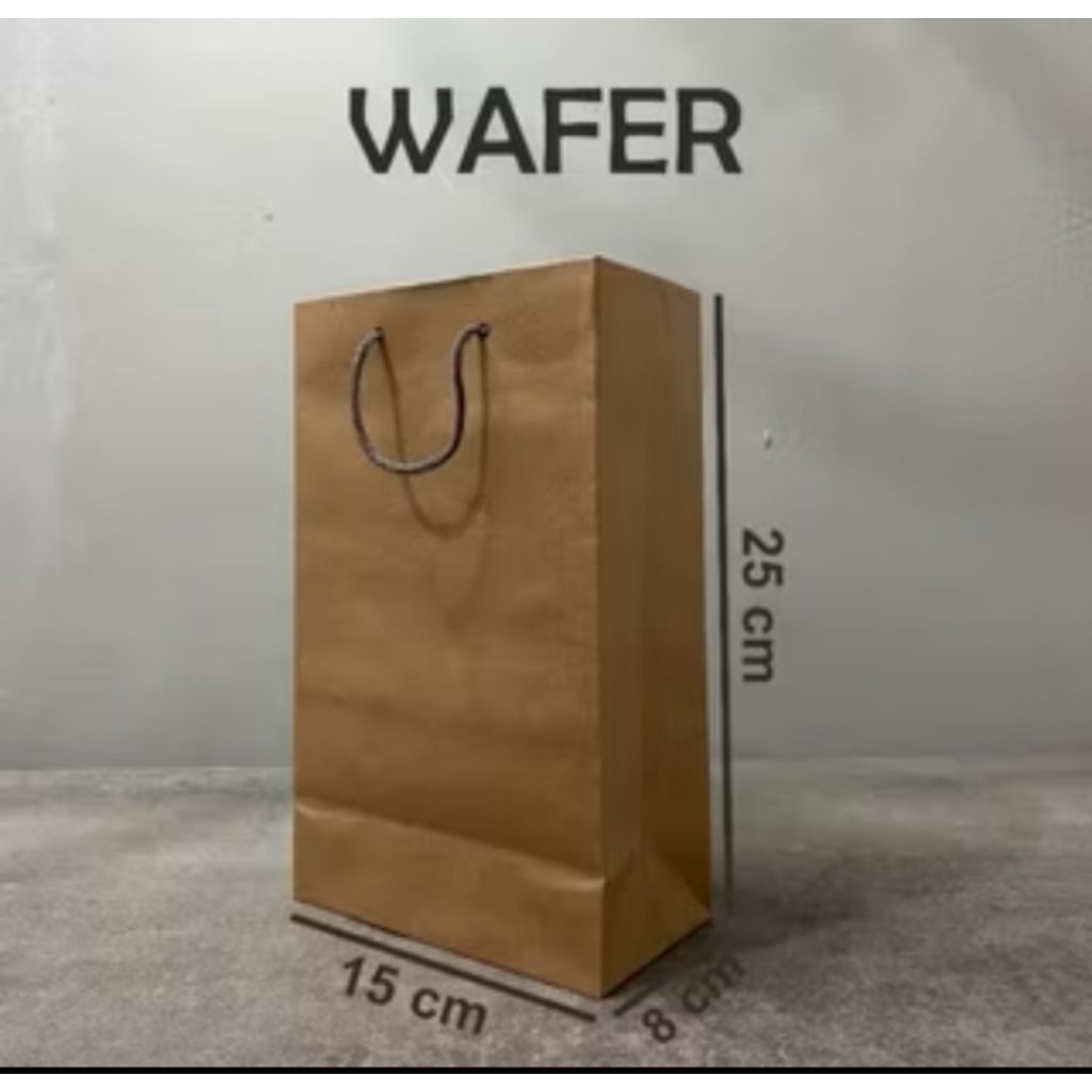 

paperbag ukuran wafer tanggo/nabati
