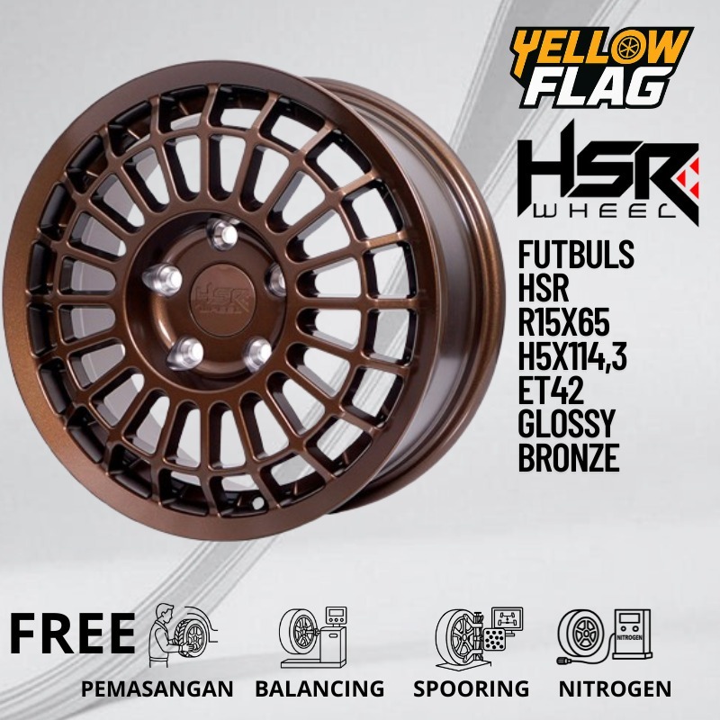 VELG MODEL RALLY R15 LEBAR 6,5 PCD 5X114,3 ET42 BRONZR ERTIGA LUXIO GRANMAX APV HSR FUTBULS R15