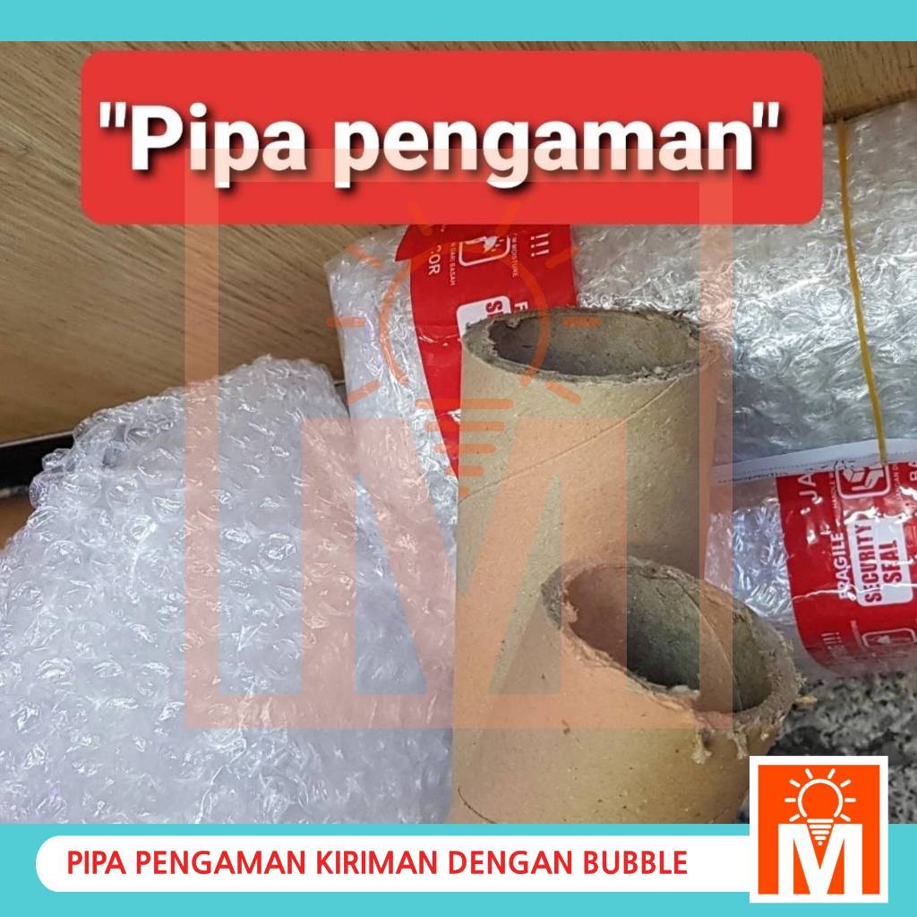 

Pipa Tebal Pengaman Barang Kiriman untuk Packing (Khusus beli barang Mega Lighting)