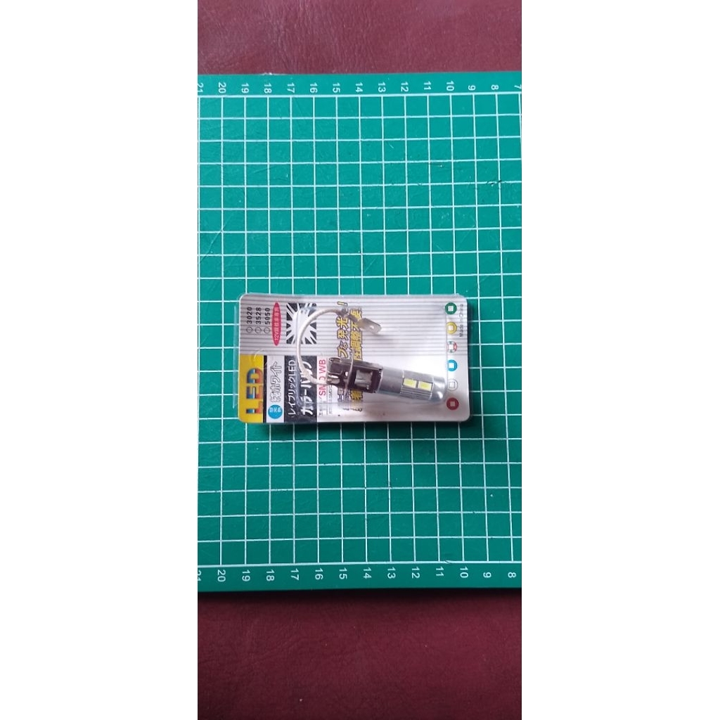 Lampu Foglamp H3 LED Lensa Projector - Putih