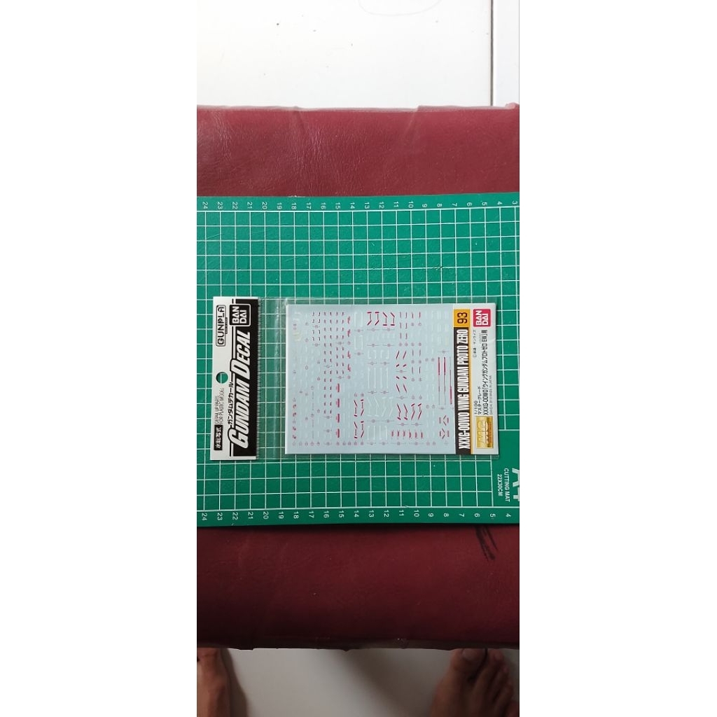 Water Slide Decal Gundam - Gundam Wing Proto Zero MG