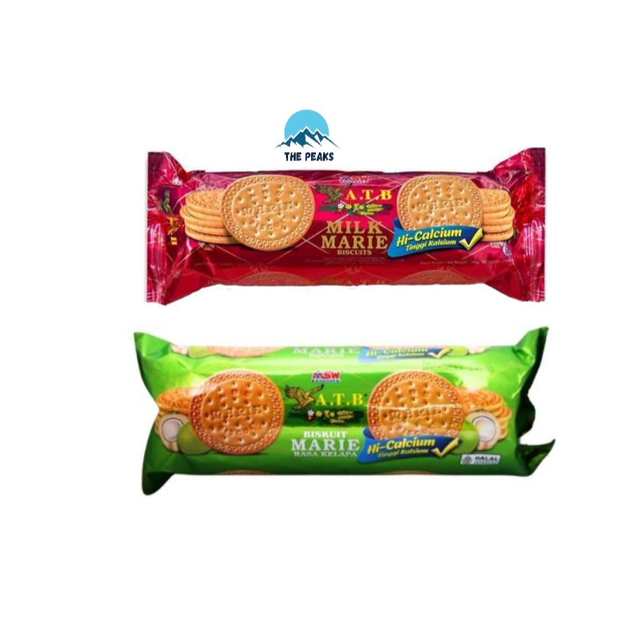 

(The Peaks) ASW ATB Marie Susu Biskuit 180gr / Marie Kelapa 180gr