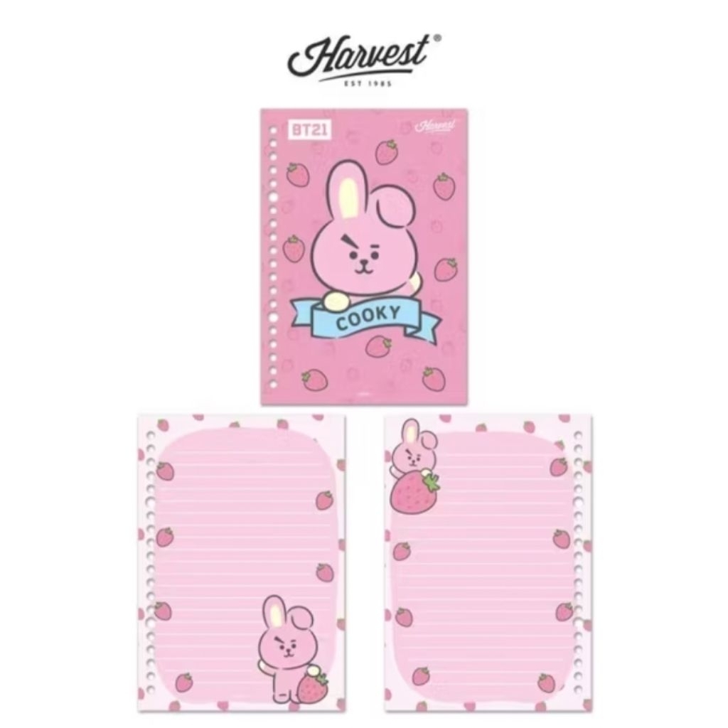 

(HARGA PER LEMBAR) Loose Leaf Kertas Binder Harvest A5 BT21