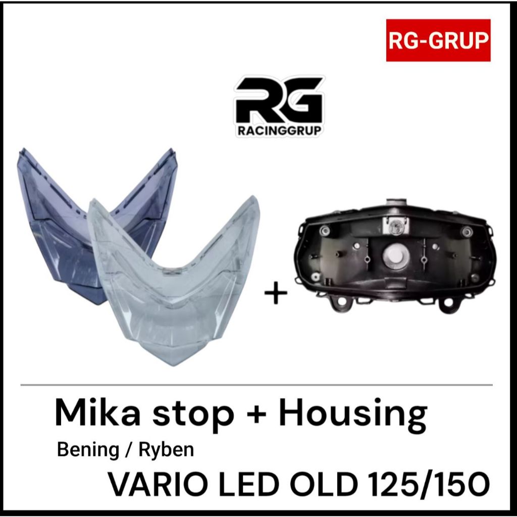 PAKET MIKASTOP STOPLAMP + HOUSING REFLEKTOR VARIO 125/150 LED OLD HOUSING VARIO MIKASTOP