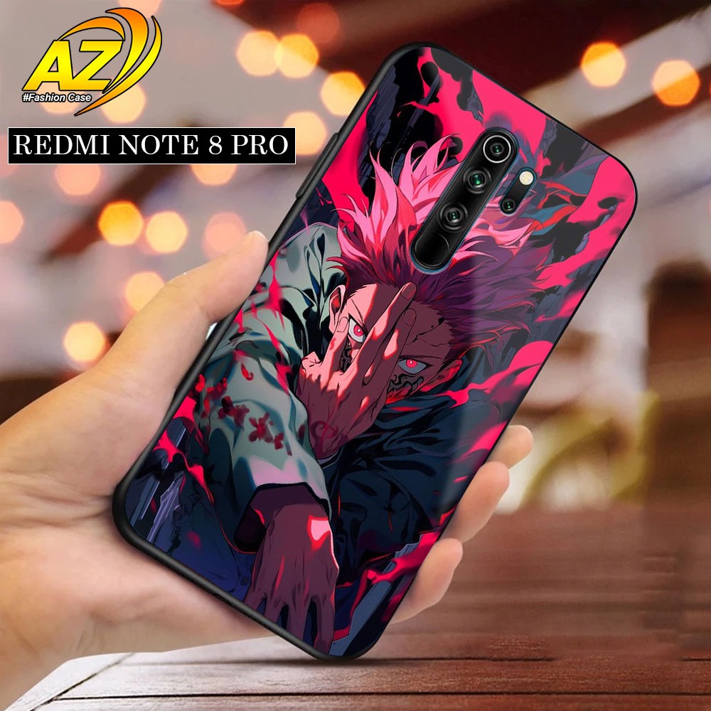 Case REDMI NOTE 8 PRO Terbaru Fashion Case [ JUJUTSU KAISEN ] Casing Hp Case Murah Softcase Hardcase
