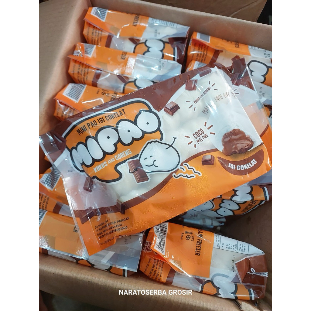 

Mipao Bakpao Isi Cokelat | Mini Bakpao Cokelat Isi 30pcs Di Goreng atau Di Kukus