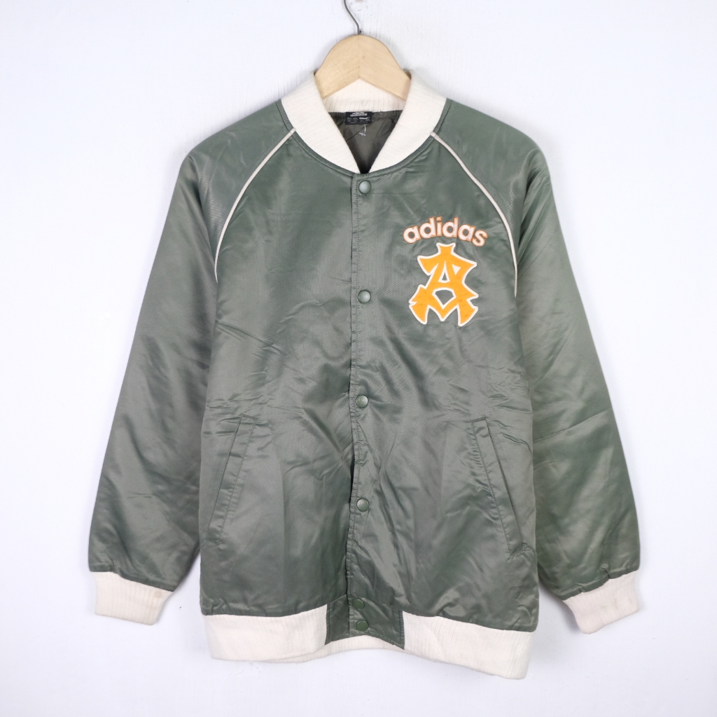 JACKET VINTAGE AD*D4S VARSITY BOMBER JK25 SIZE L ORIGINAL PRELOVED