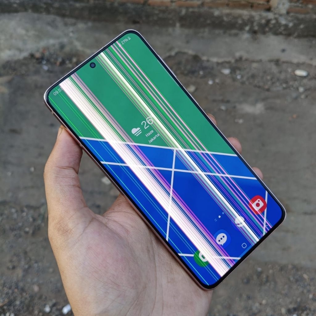 Samsung Galaxy S21 5G 8/256GB - Minus LCD Garis (Ori & Mulus)