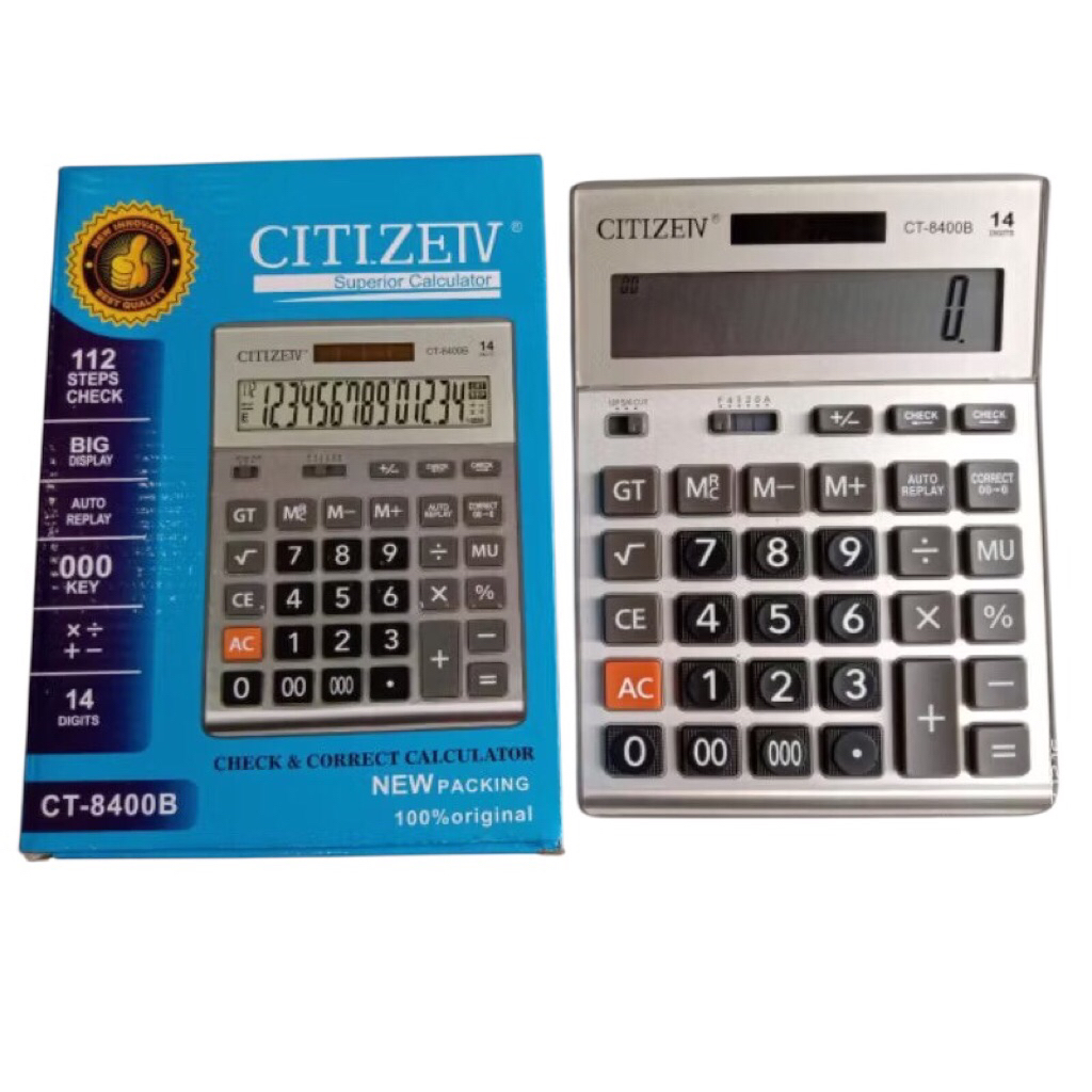 

Kalkulator Gitizen CT 8400 GITIZEN 14 Digit