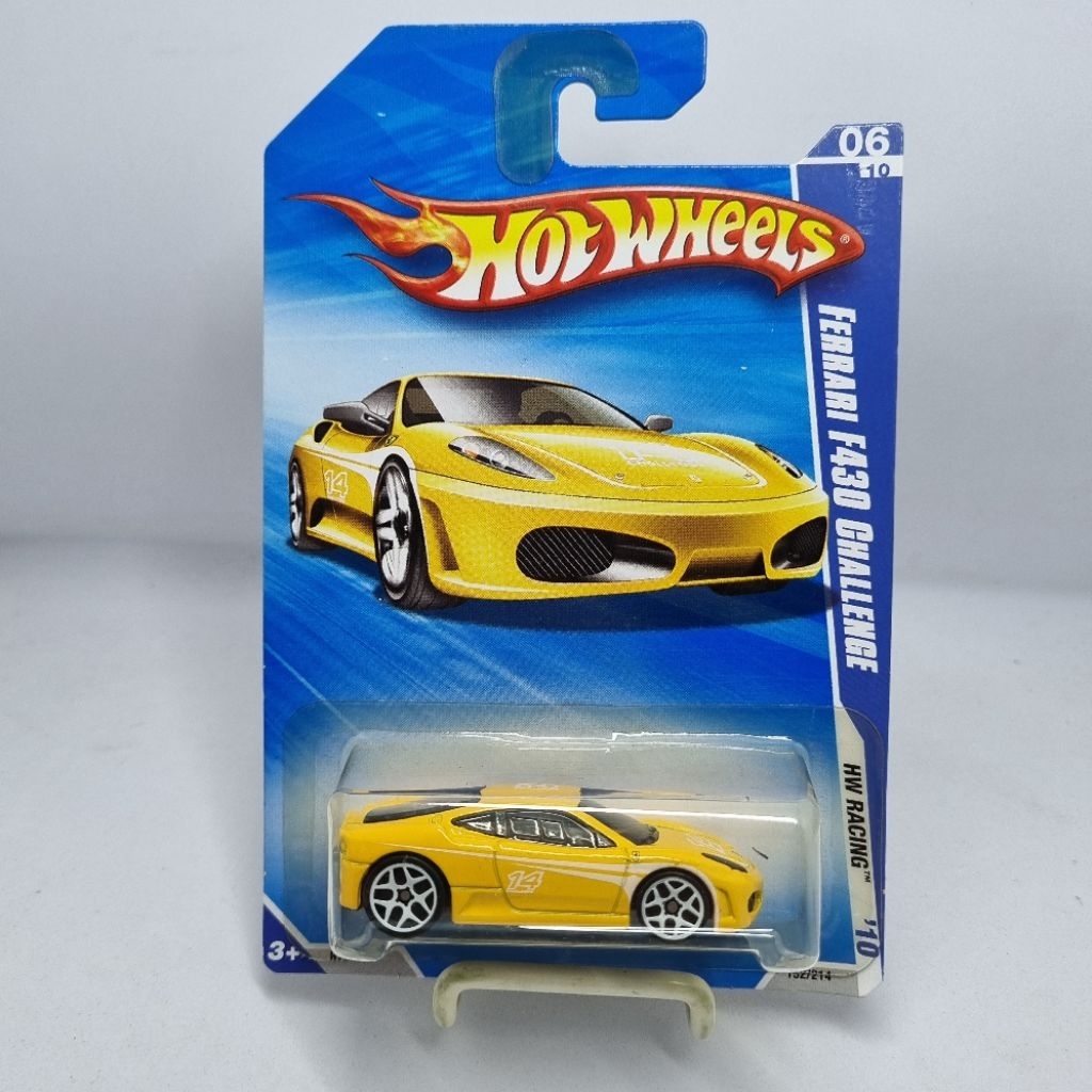 Diecast Hotwheels 1:64 FERRARI F430 CHALLENGE KUNING/YELLOW