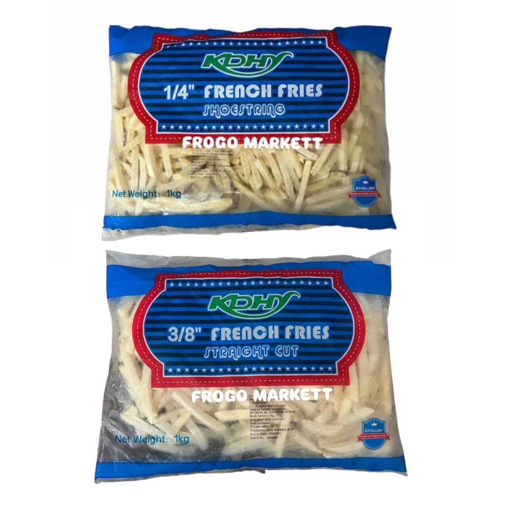 

Kentang Goreng Shoestring Straight Cut French Fries KDHY Excellent 1kg