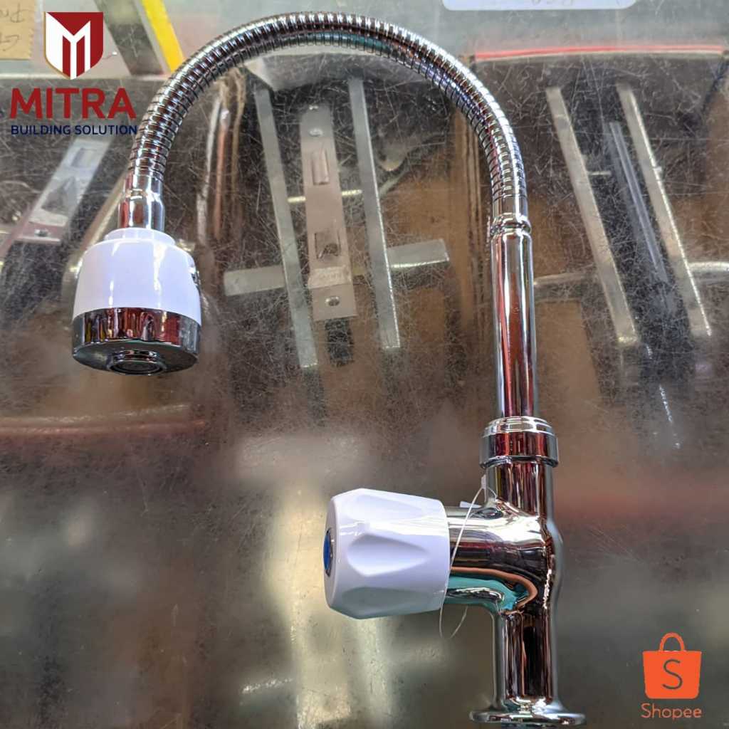 Kran Angsa Tancap Soligen BS2-W / Kran Dapur Soligen Fleksibel