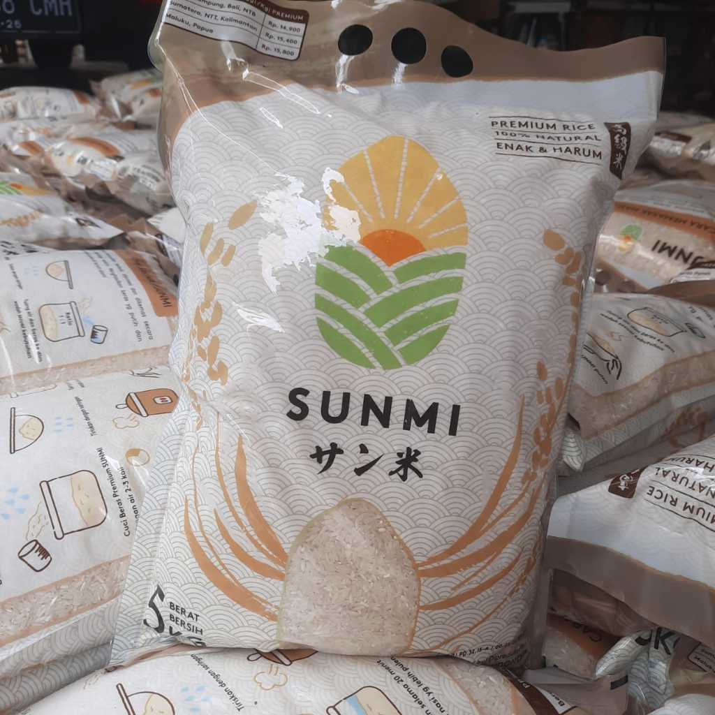 

Beras premium 5kg murah Sunmi beras jepang pulen bisa disumpit