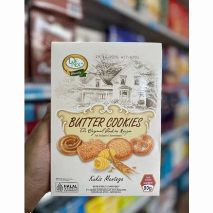 

Baru Denex Butter Cookies Box Snack Hajatan 9gr