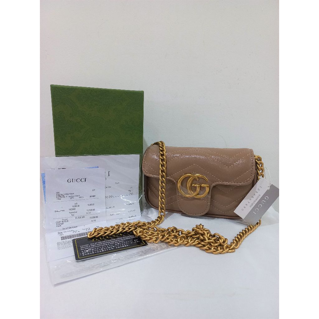 Tas Selempang Mini Coklat FullSet Microchip