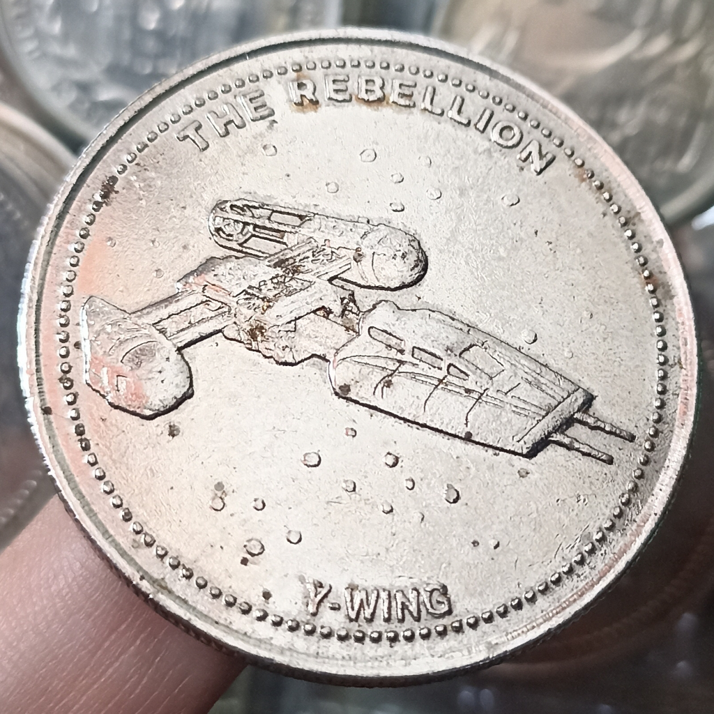 Koin Token Star Wars Rogue One - V Wing
