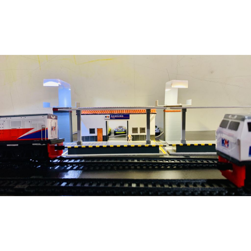 miniatur mainan stasiun kereta api indonesia