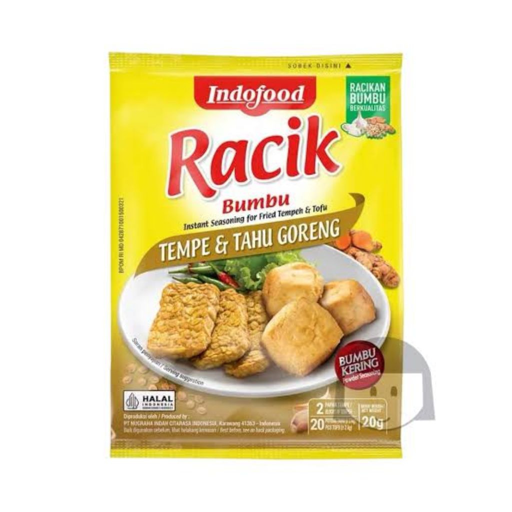 

Racik Bumbu Instan - Tahu Tempe Goreng 20 gram