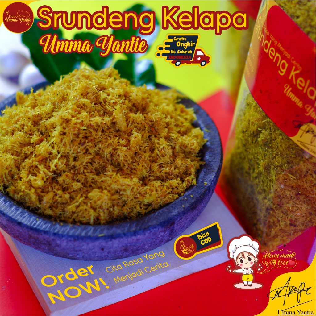 

Srundeng Kelapa 150 Gram Khas Jawa Premium Homemade Asli HALAL Manis Gurih Lezat