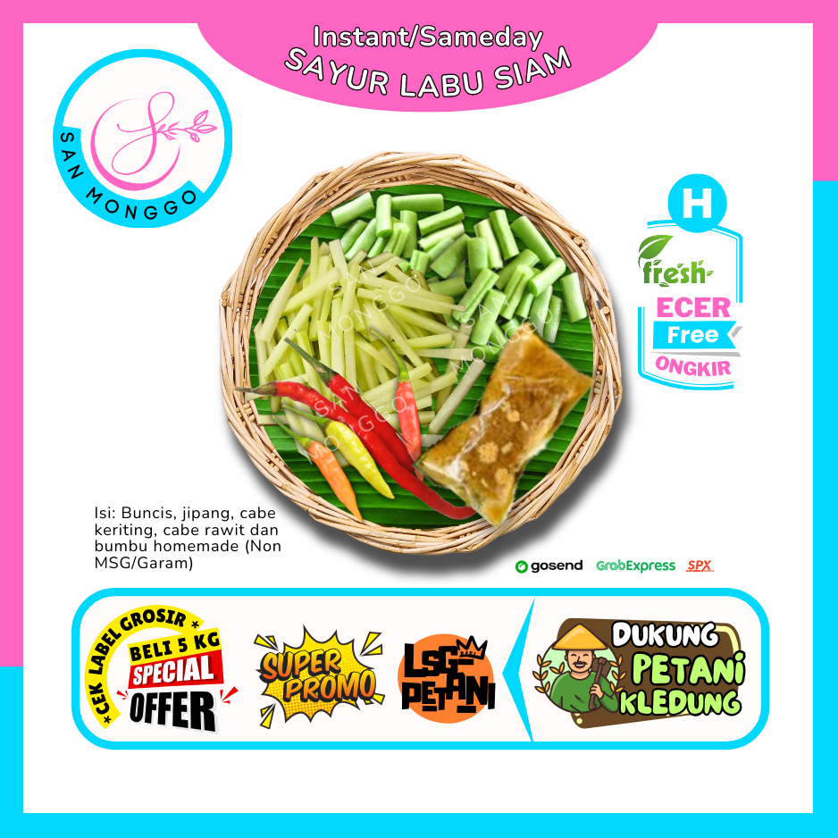 

Sanmonggoo >> Sayur Labu Siam -- Hasil Bumi Sindoro Sumbing Ecer (H)