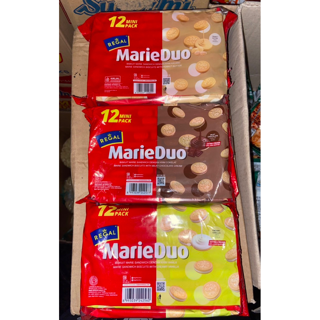

Regal Marieduo Biskuit Per Pak Isi 12 Pcs