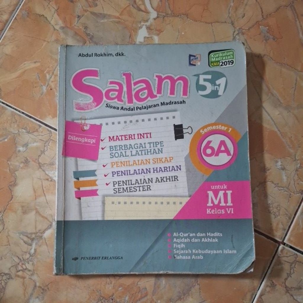 Salam Semester1 6A Kurikulum Madrasah KMA 2019 Erlangga