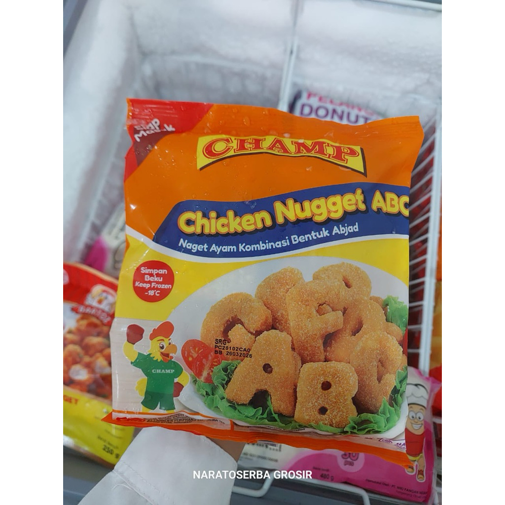 

CHAMP Chicken Nugget ABC 225gr